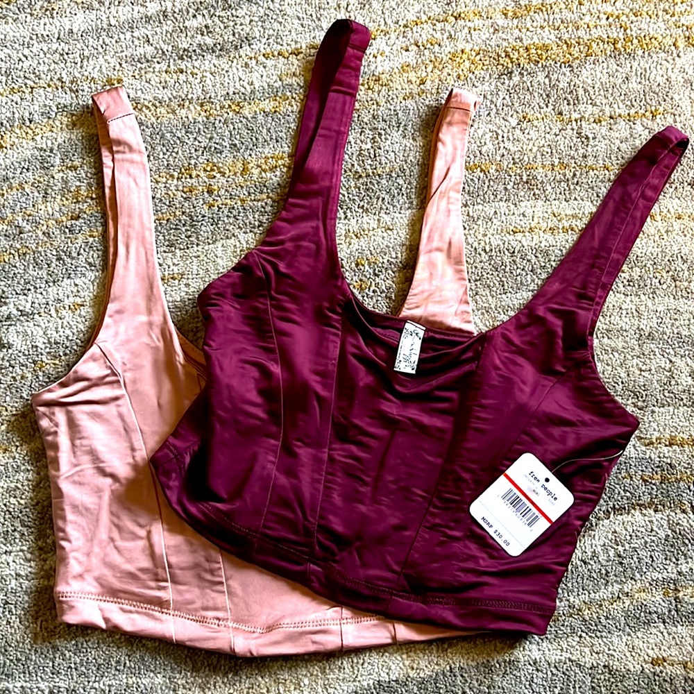 2Pack of Free People So Radiant Bralettes